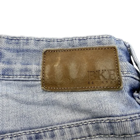 BKE Aiden Bootleg Distressed Denim Jeans 27 X 34 - Picture 7 of 11